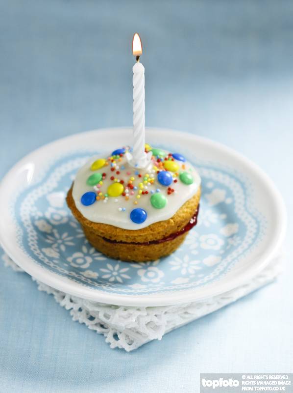 Birthday muffin
